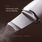 Zivol Glide ultrasonic mist from the stainless steel spatula head