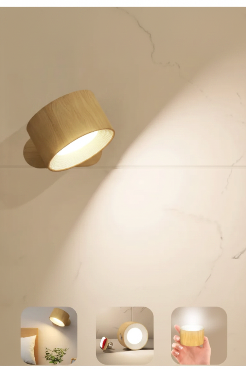 Rechargeable LED Wall Lamp with Remote