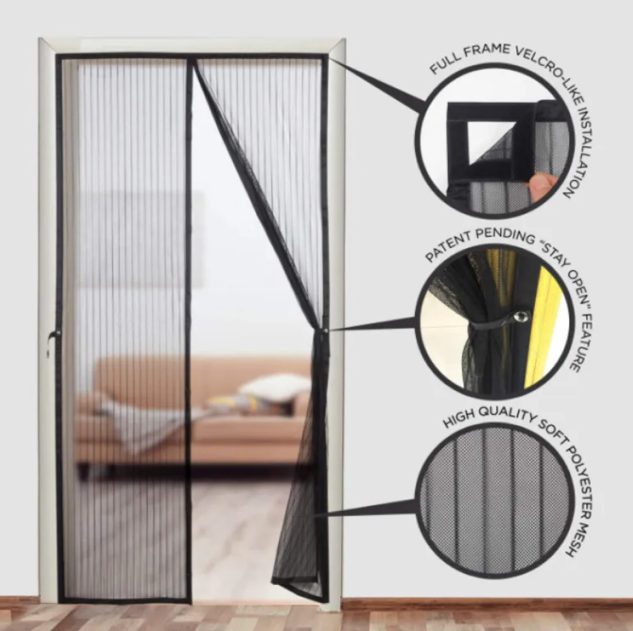Magnetic Mesh Door Screen