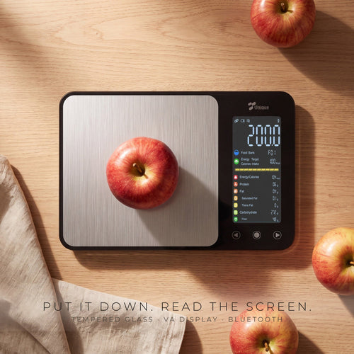 Zivol Clarity with an apple — put it down, read the screen