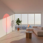 Energy Efficient Sunset Lamp with 7 Color LED Lighting