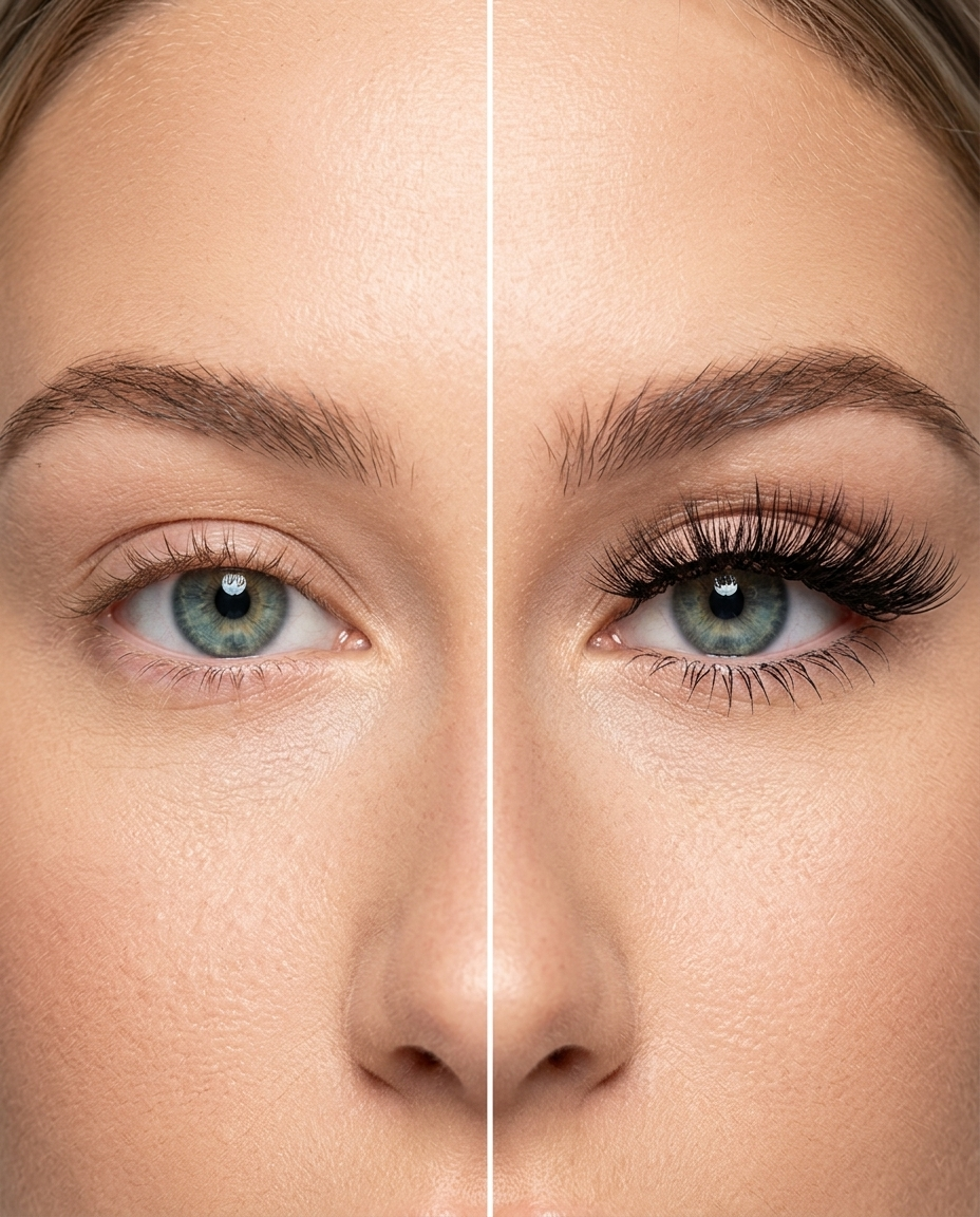 Before and after split comparison