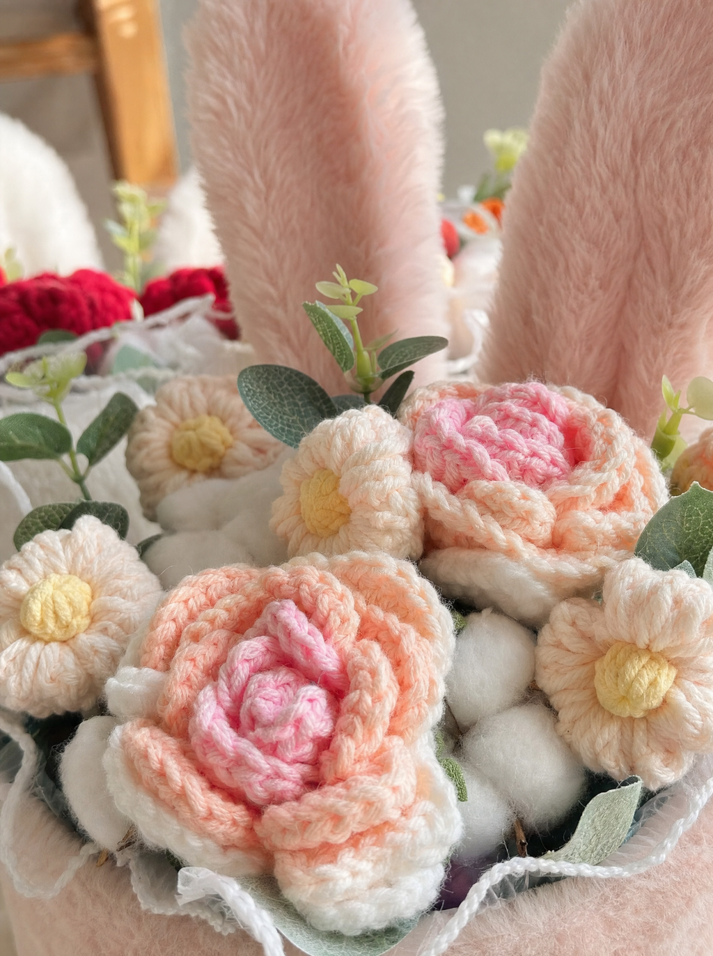 Zivol Bloom — Hand-Knitted Bunny Bouquet