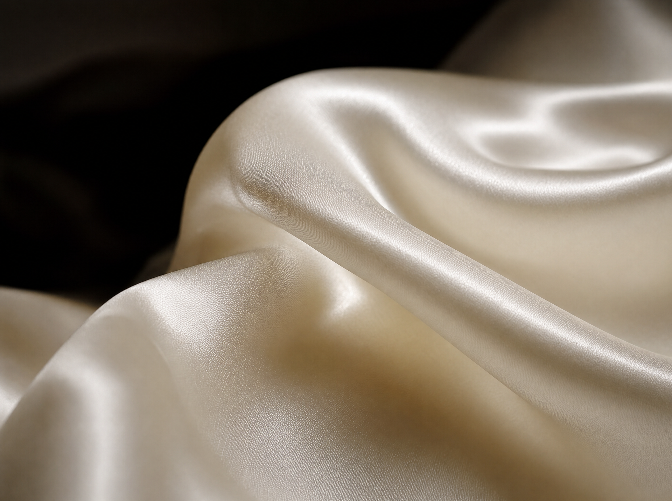 Close-up of Zivol Silk mulberry silk texture and sheen