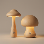 Two Zivol Grove lamps in pale beech