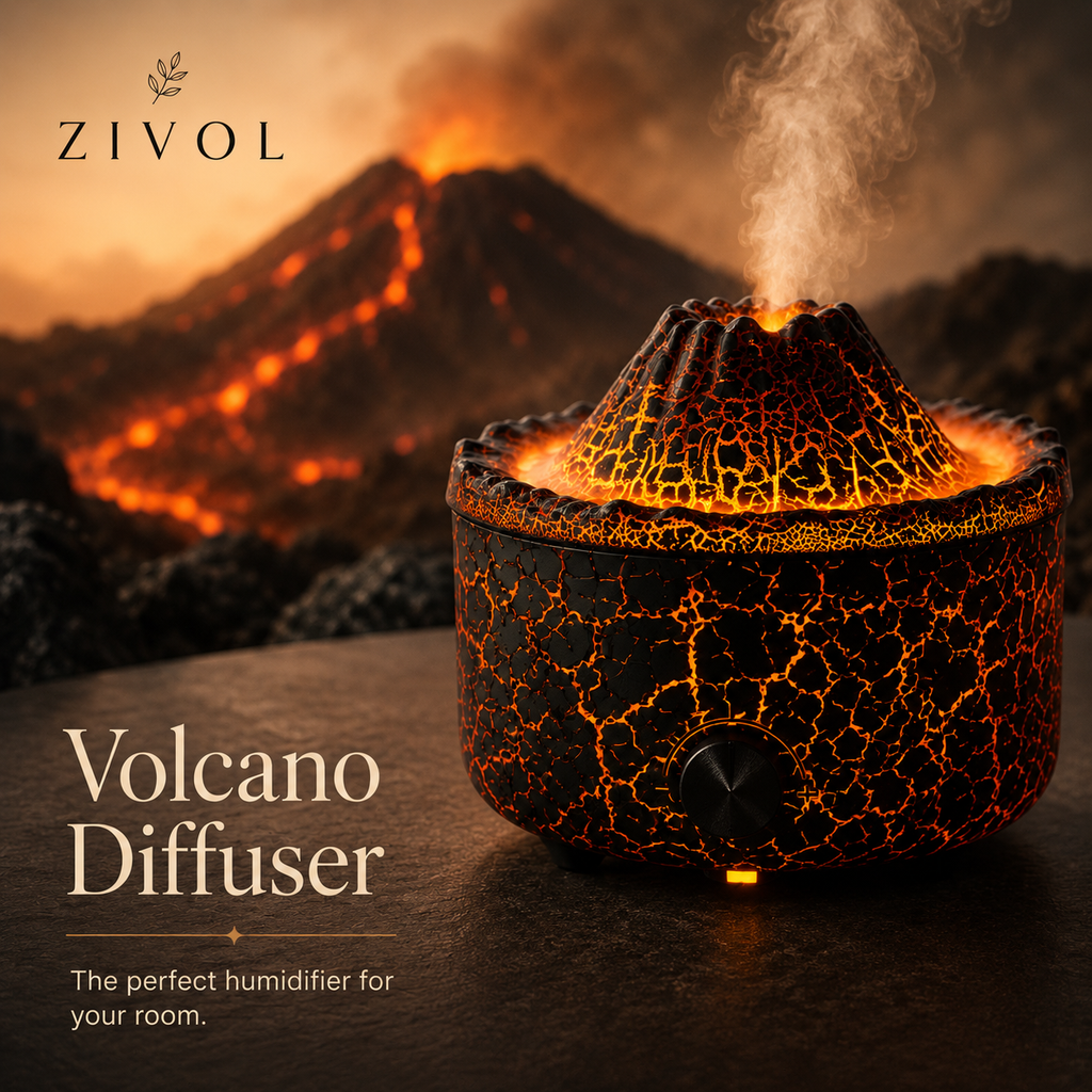 Lava Volcano Diffuser & Humidifier