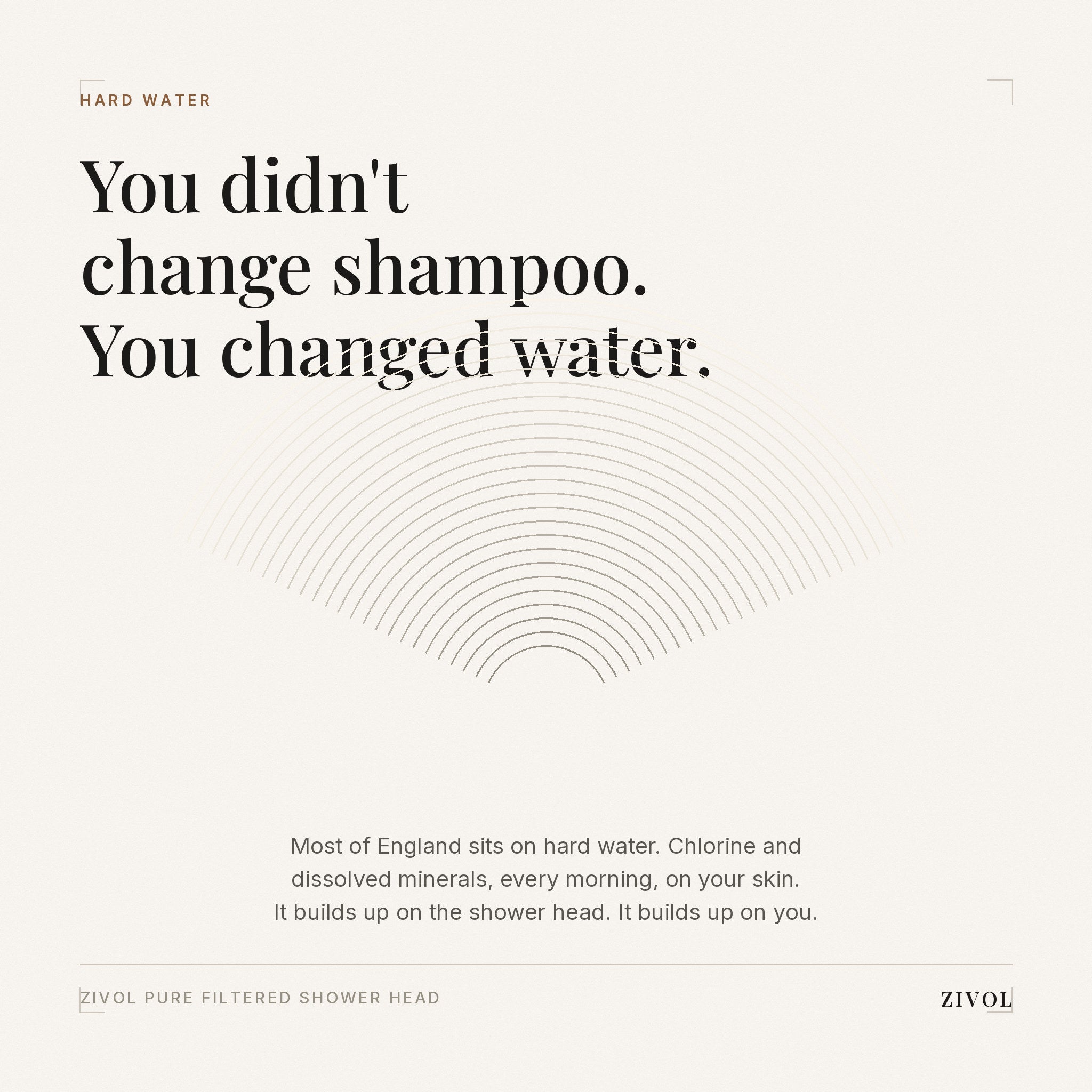 Hard water across England — chlorine and dissolved minerals in everyday tap water